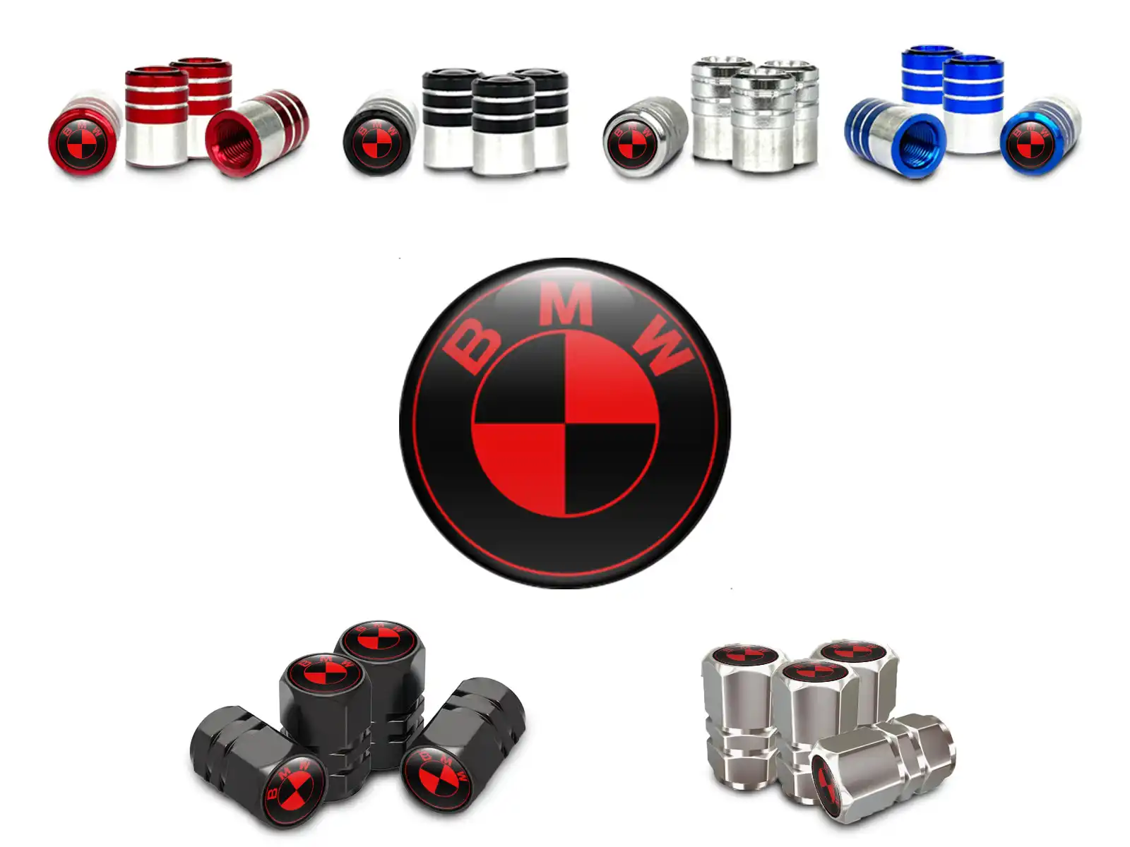 BMW Protège-Valves pour Moto Design Bombé